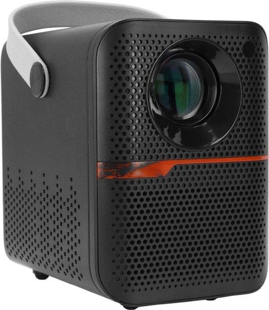 6K draagbare draadloze projector met 200-inch schirm - 20000LM - Mini-thuisbioscoop - Buitenfilmprojector - 4D trapeziumcorrectie - EU-stekker