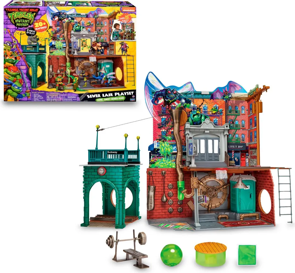 Cache-canalisation Tortues Ninja Multicolore - Figurine Incassable - 7