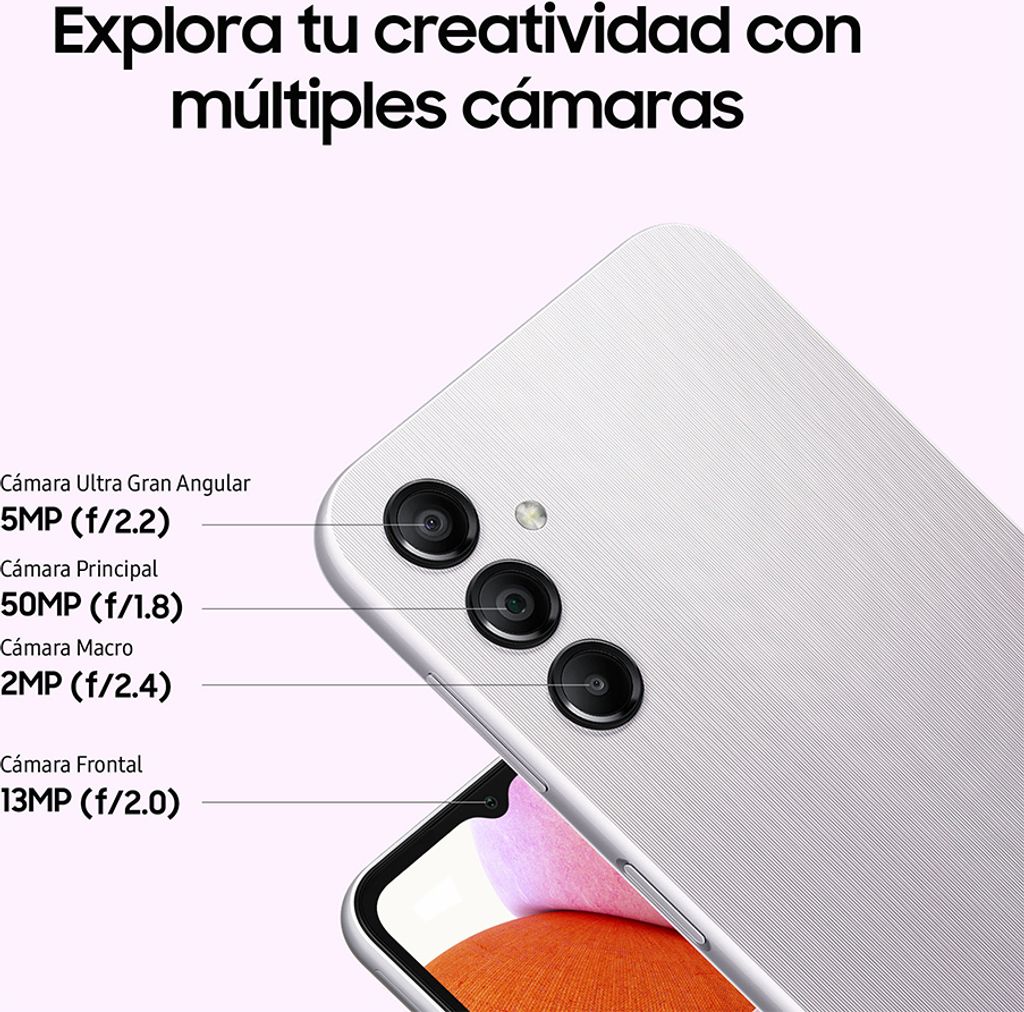 Samsung Galaxy A14 4gb/128gb 6.6´´ Dual Sim Silber One Size Produktbild 13