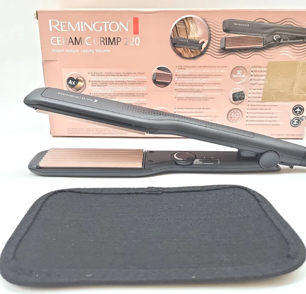 Fer à gaufrer Remington S3580 Ceramic Crimp 220 pour cheveux texturés - 14