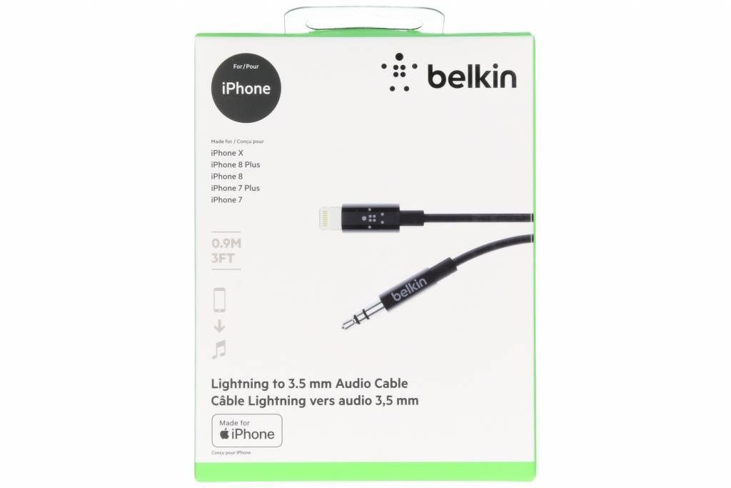 Belkin MixIT Lightning auf 3,5mm AUX Kabel, 0,9 m, černý Obrázek produktu 9