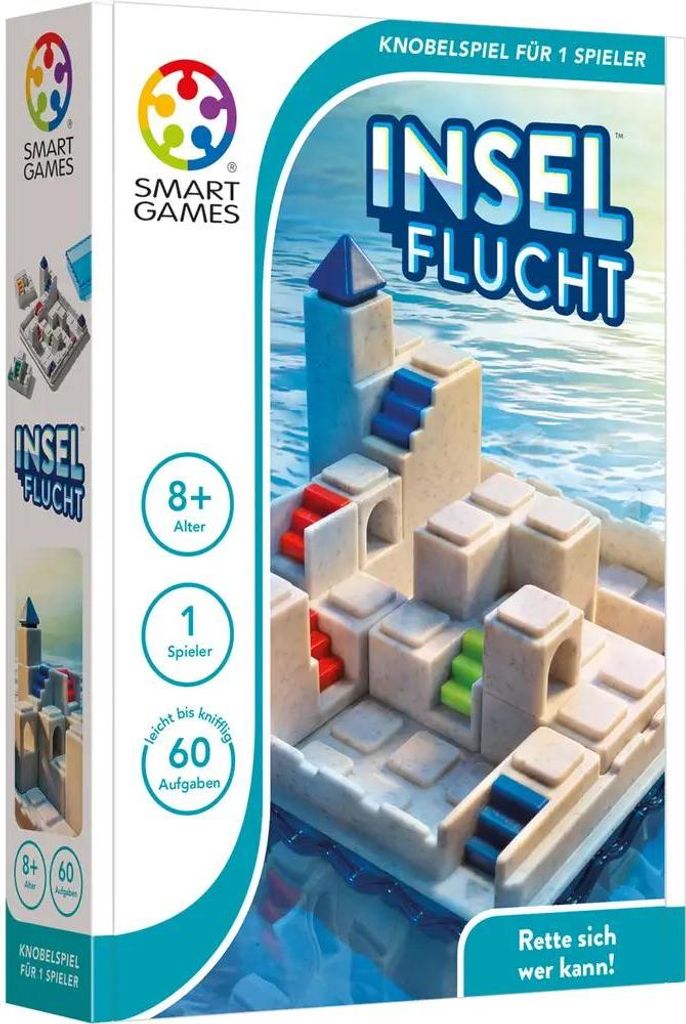 Smart Games Logikspiel Insel-Flucht, Konstruktions-Spiel, Immagine del prodotto 
