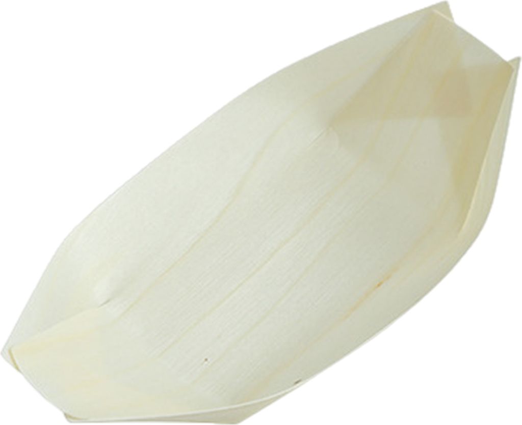 Snacktabletts aus Holz, umweltfreundlich, Einweg-Vorspeisenteller in Bootsform, ungiftige Serviertabletts für Partys, Hochzeiten, Familienfeiern, ...