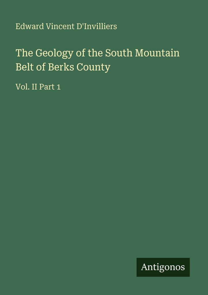 Die Geologie des südlichen Berggürtels von Berks County