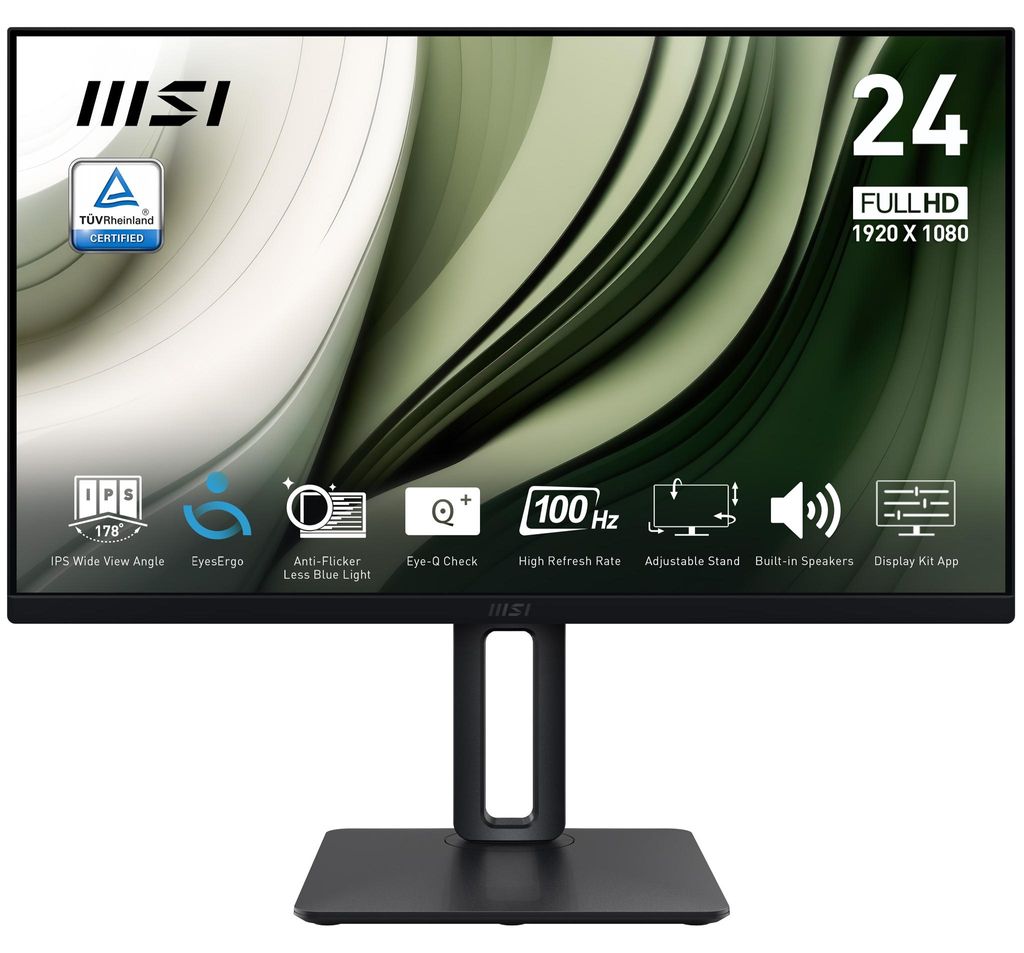 MSI Pro MP245PG, 60,5 cm (23.8"), 1920 x 1080 Pixel, Full Produktbild 