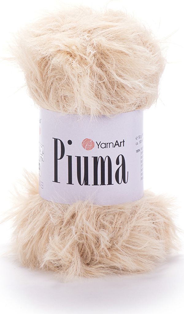 Włóczka YarnArt Piuma 4419 / beż Zdjęcie produktu 