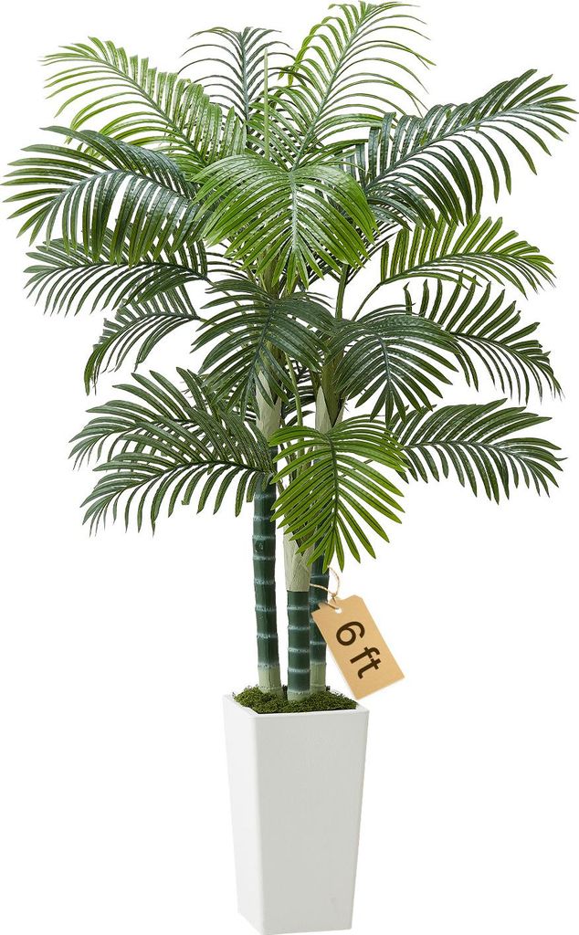 VEVOR Umělá palma areca, 1,8 m, umělá tropická palma s Obrázek produktu 