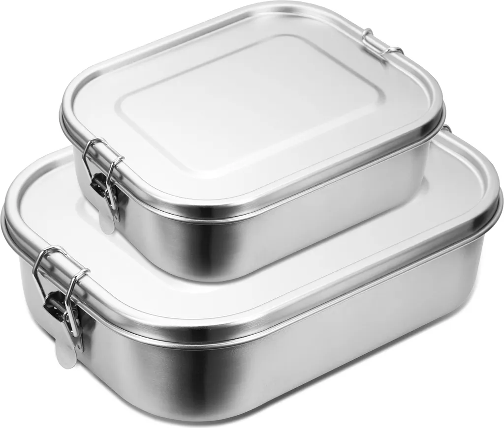 Jiubiaz 800+1200ml lunch box senza plastica BPA free lunch box lunch box in acciaio inox