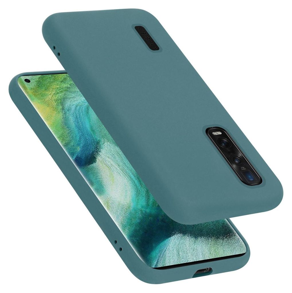 Cadorabo Schutzhülle für Oppo FIND X2 PRO Hülle in Grün Produktbild 