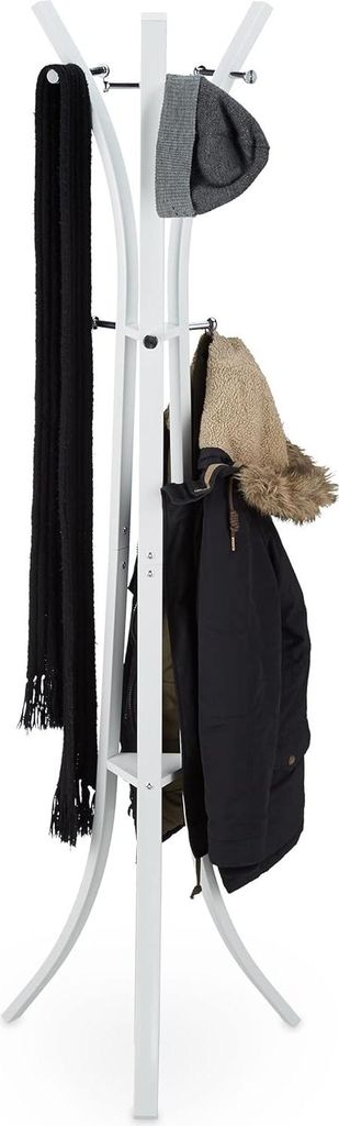 Moderne Garderobe mit 9 Haken - stilvoll und funktional - 1 Stück - Metall