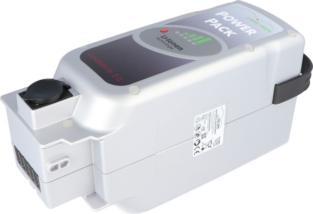 E-BIKE VISION Power Pack Ersatzakku für Panasonic Antrieb 36V/17Ah 612 Wh (ohne Ladegerät)