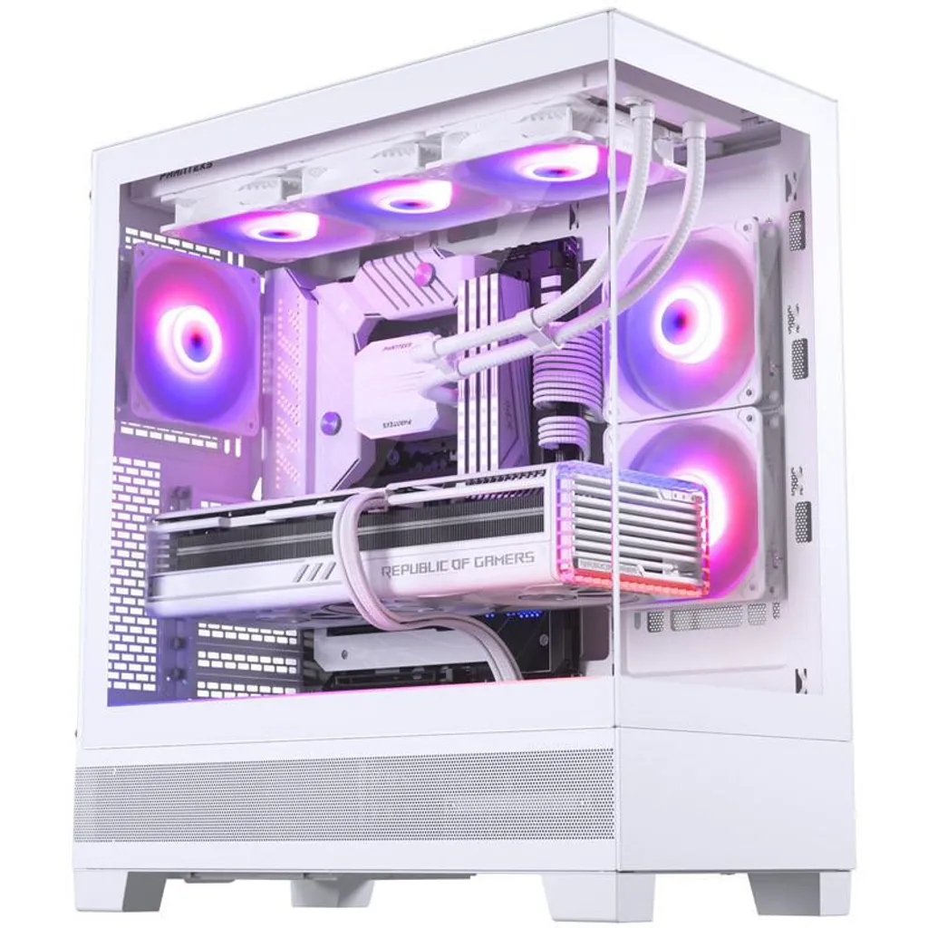 Boîtier D-RGB Phanteks XT View Blanc - Verre Trempé et Airflow Optimisé - 2