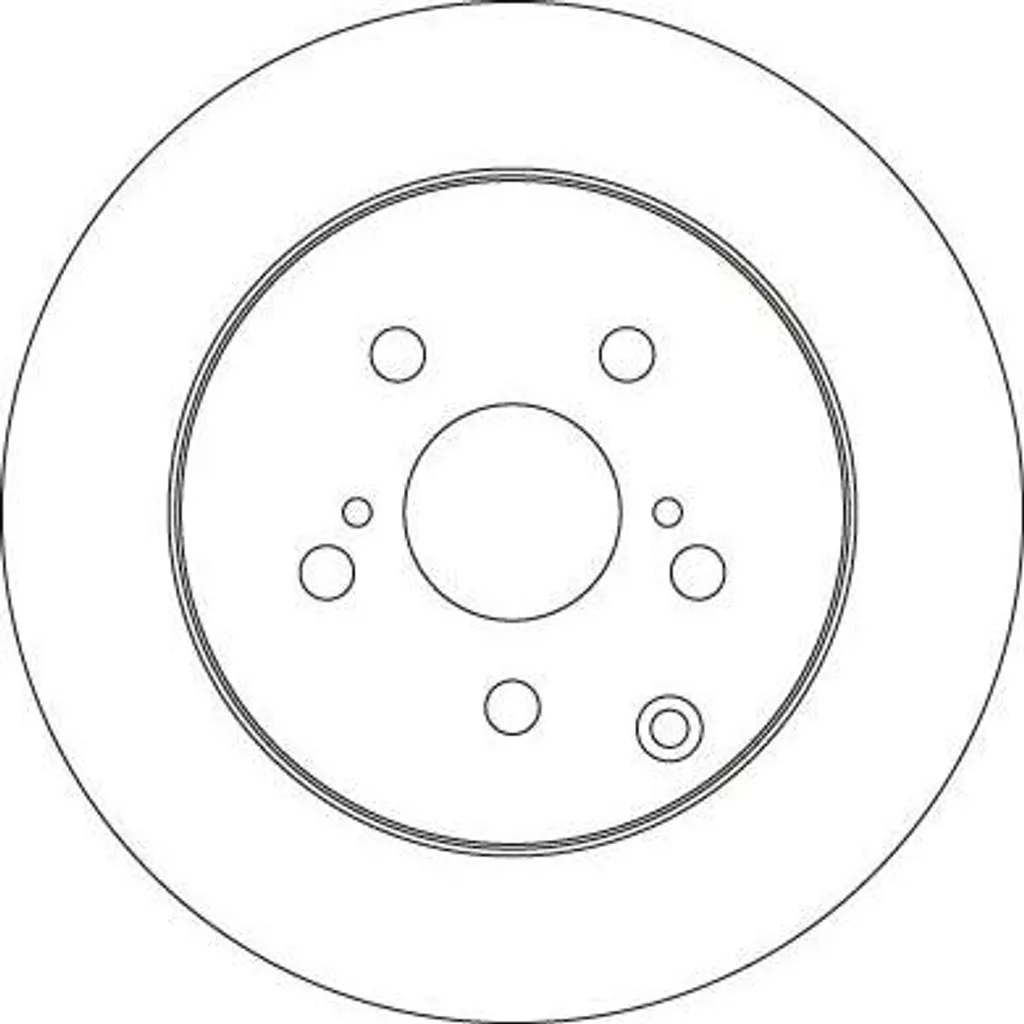 Disque de frein TRW DF6319 OE 424310F020 pour Toyota Verso de qualité