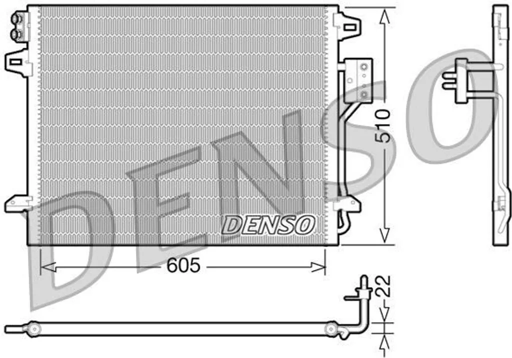 Condenseur Clim DENSO 4677782AC pour Voyager V - Évitez la surchauffe