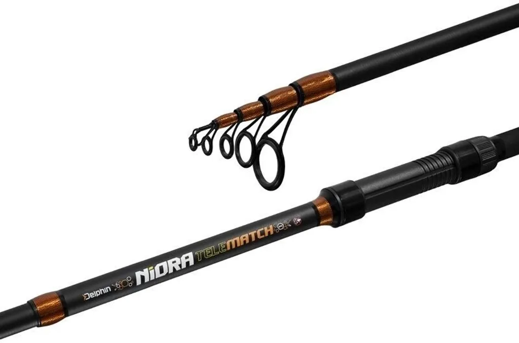 Canne à pêche 4,2m Delphin Niora TeleMATCH Puissance 0-35g Légère