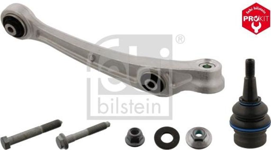 FEBI BILSTEIN 40412 Querlenker, Radaufhängung OE 8K0407152B kompatibel mit Q5, A7 4G, A6 4G, A5 8T, A5 8F, A4 8K