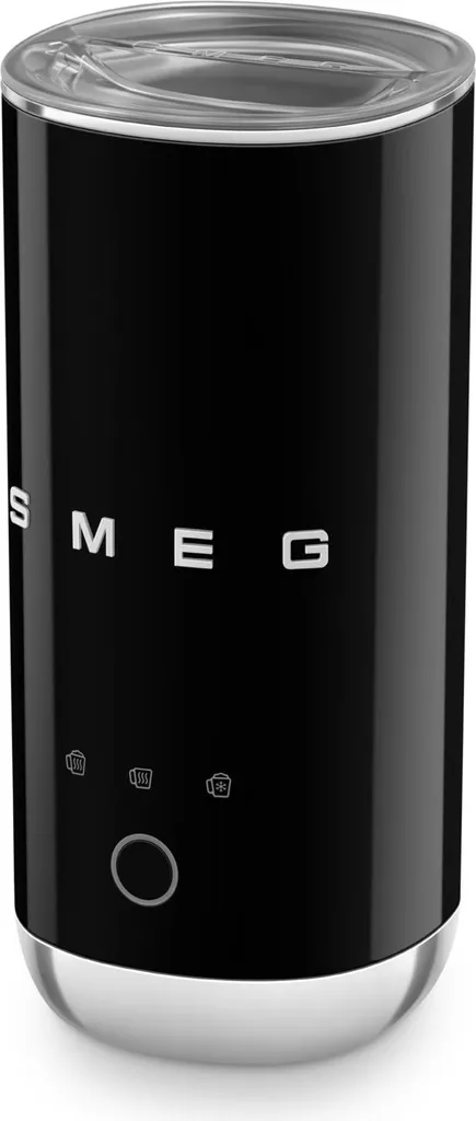Smeg MFF02BLEU Nero: Montalatte 500W Design Anni '50 per Cappuccini Top