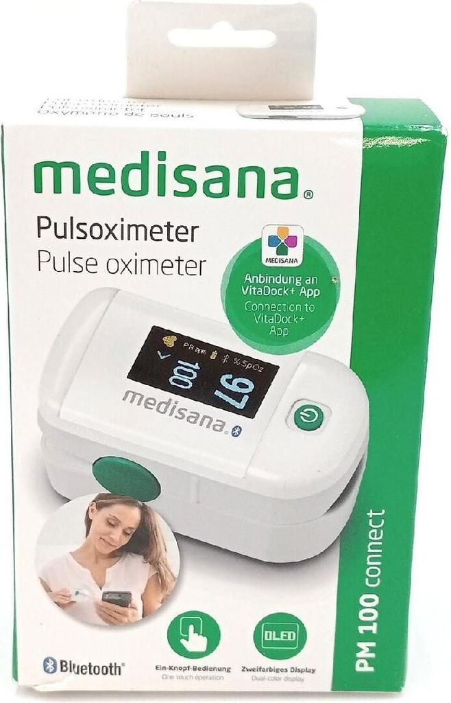 Pulzný oxymeter Medisana PM 100 pripojiť Obrázok produktu 22