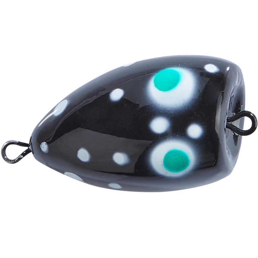 Balzer Popper Splash - Pilot zum Forellenangeln, Größe / Gewicht / Farbe:3cm / 2g / UV Schwarz
