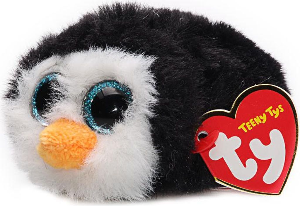 TY Waddles, Pinguin, Schwarz, Weiß, Plüsch, 3 Jahr(e), Produktbild 