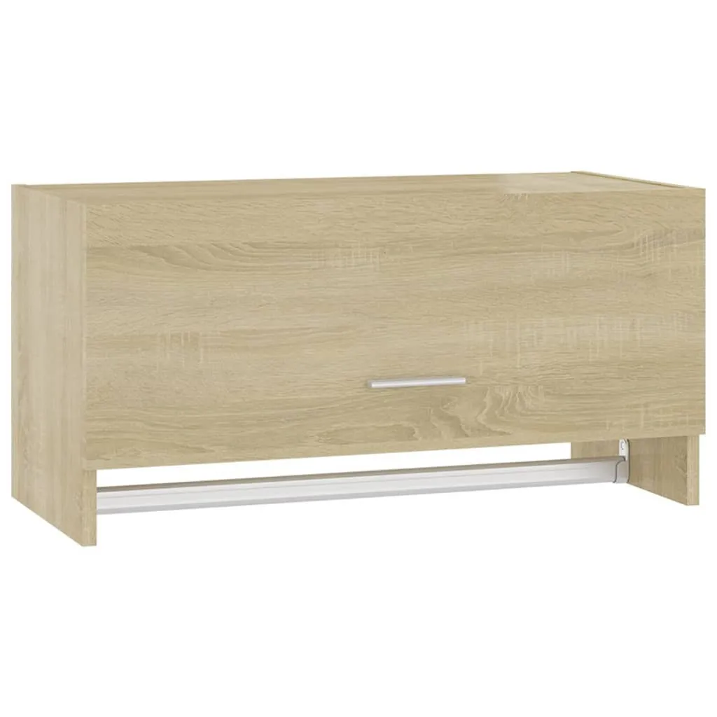 Armadio Rovere Sonoma 70x32,5x35 cm - Mobiletto Multiuso Salvaspazio