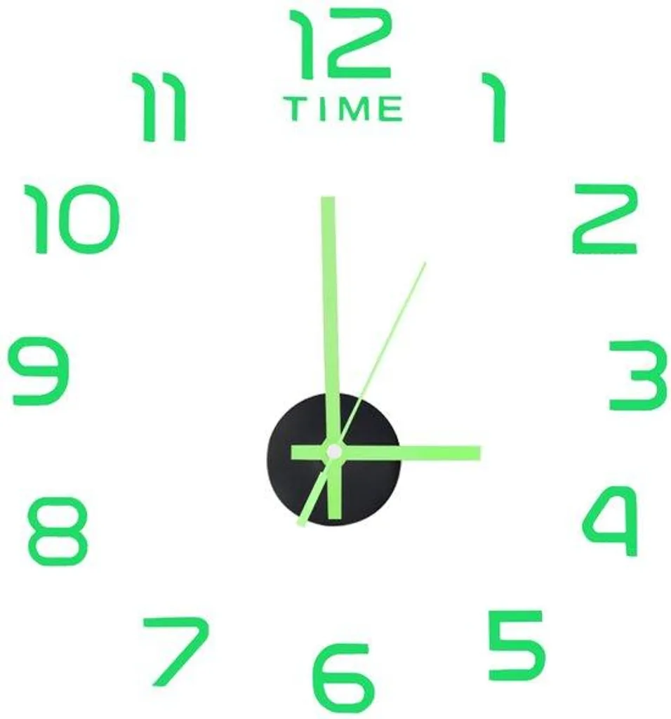 Horloge murale 40 cm silencieuse en acrylique robuste et design haut de gamme