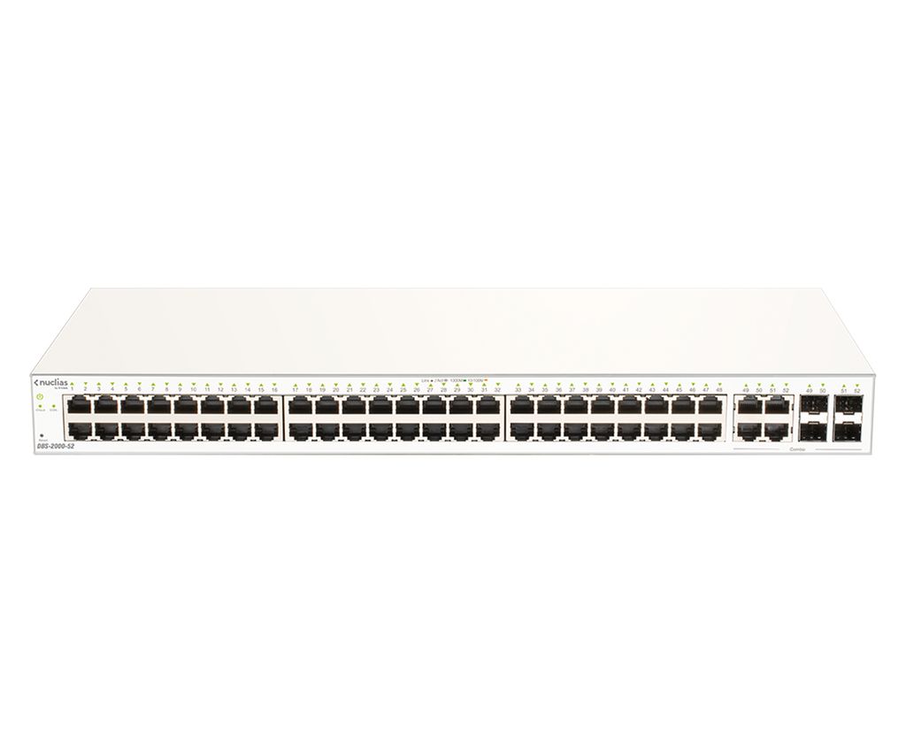 D-Link DBS-2000-52 Gigabit Switch 52-Port Nuclias Cloud Produktbild 