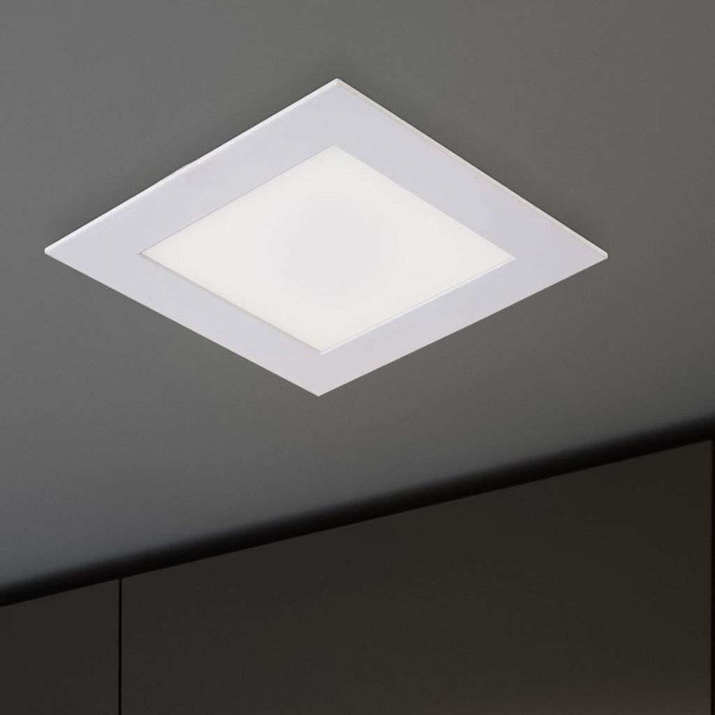 LED Einbau Panel, 480 Lumen, Neutralweiß, eckig, L 12 cm, VT-800