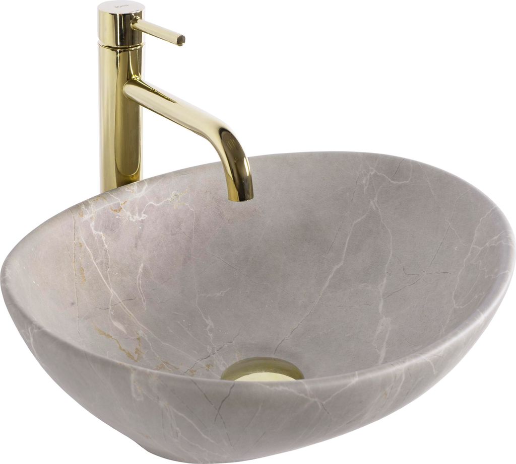 REA Aufsatzwaschbecken Sofia Beige Matt Beige Produktbild 