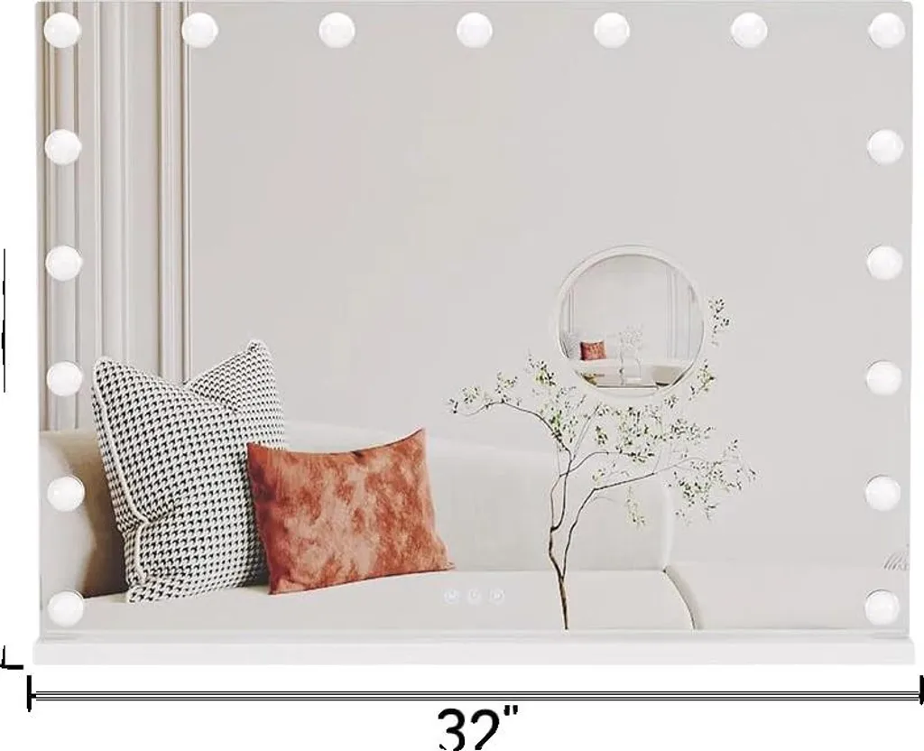 Miroir de maquillage lumineux LED tactile intelligent grand format