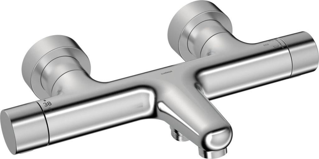 HANSA HANSAPRISMA Wannenfüll- und Brausebatterie, Ausladung 180mm, feststehender Auslauf, 5810230180