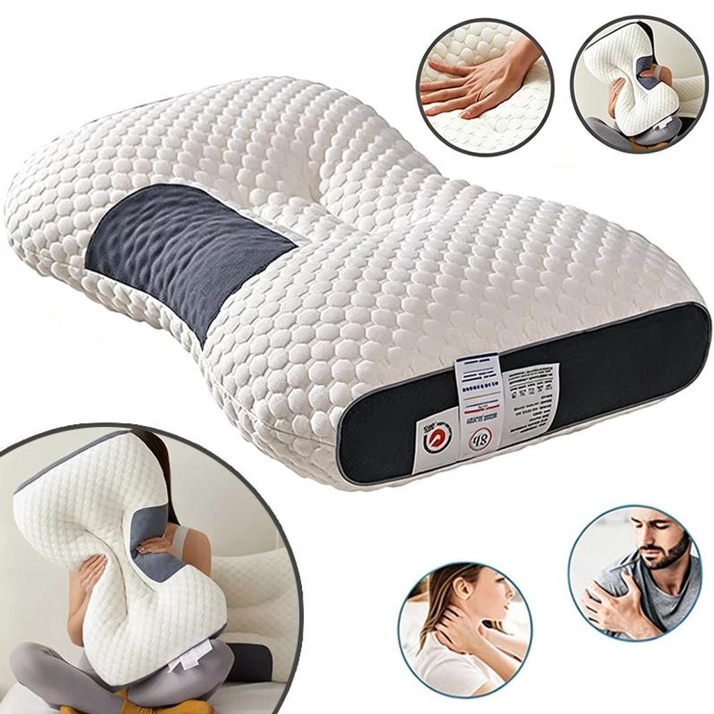 Orthopädisches Kopfkissen, Ergonomisches Nackenstützkissen Produktbild 
