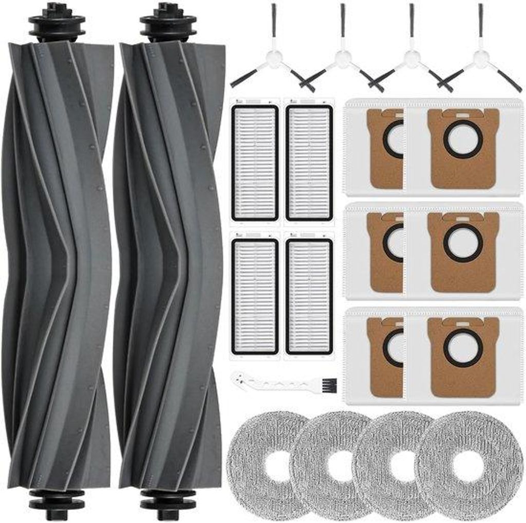 Accessoireset für Ultra Staubsauger - Inklusive Hauptborsten, Staubbeutel und HEPA-Filter - 22 Stück