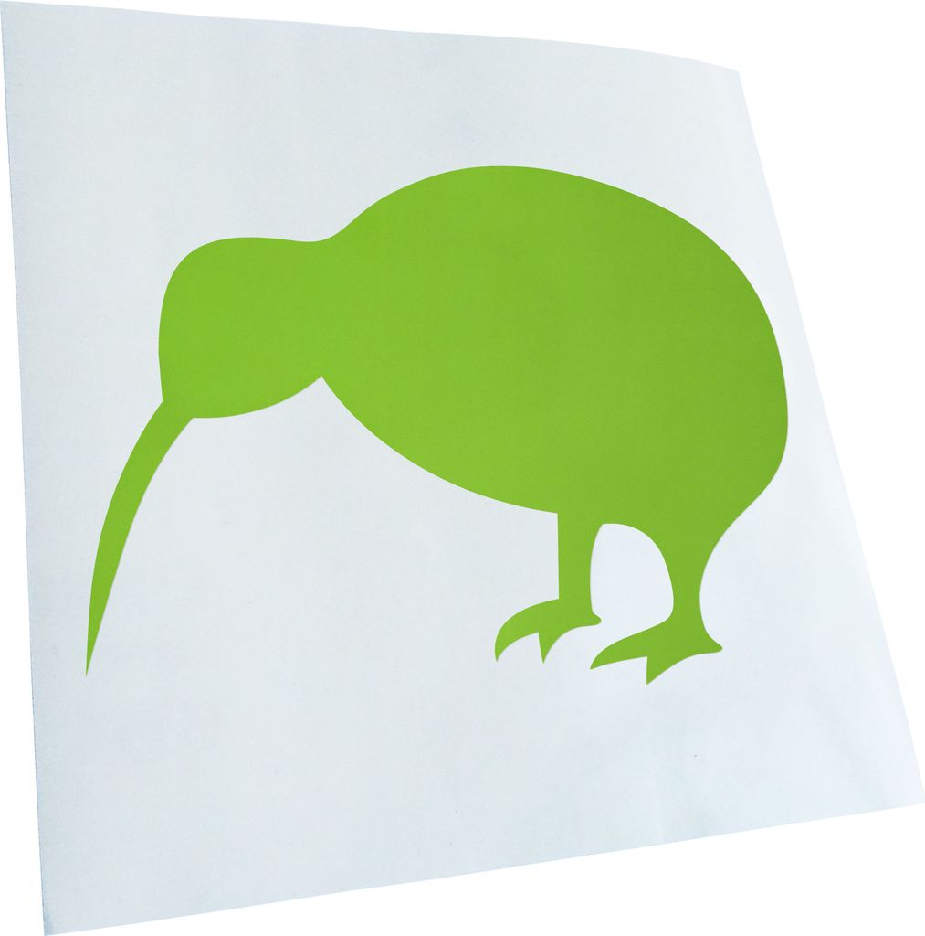 Kiwistar - Autoaufkleber - Kompass - Neon Matt - Aufkleber für Auto Kfz Fahrrad, LKW, Truck Mofa