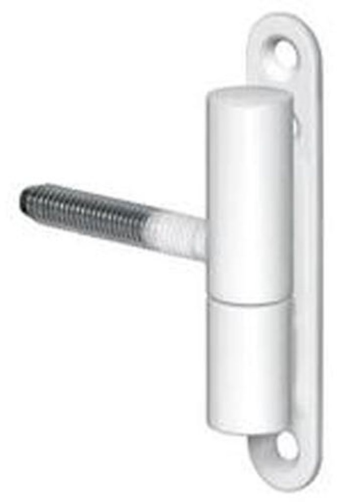 Paumelle fiche diamètre 13mm hauteur 68mm époxy blanc - Image du produit 