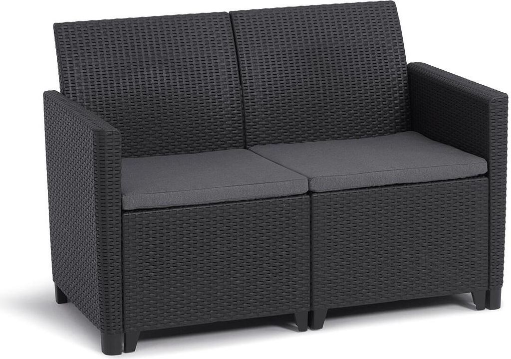 KETER Lavice zahradní MARIE 2 seater sofa, grafit Obrázek produktu 