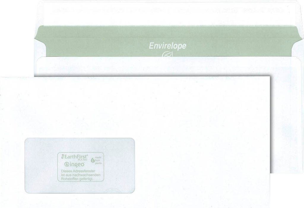 MAILmedia Briefumschläge Envirelope® DIN lang+ mit Fenster Produktbild 