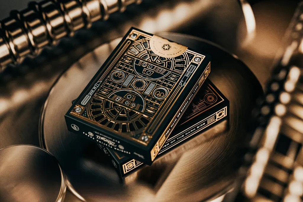 Cartes à jouer Star Wars or - Cadeau idéal pour fans et collectionneurs