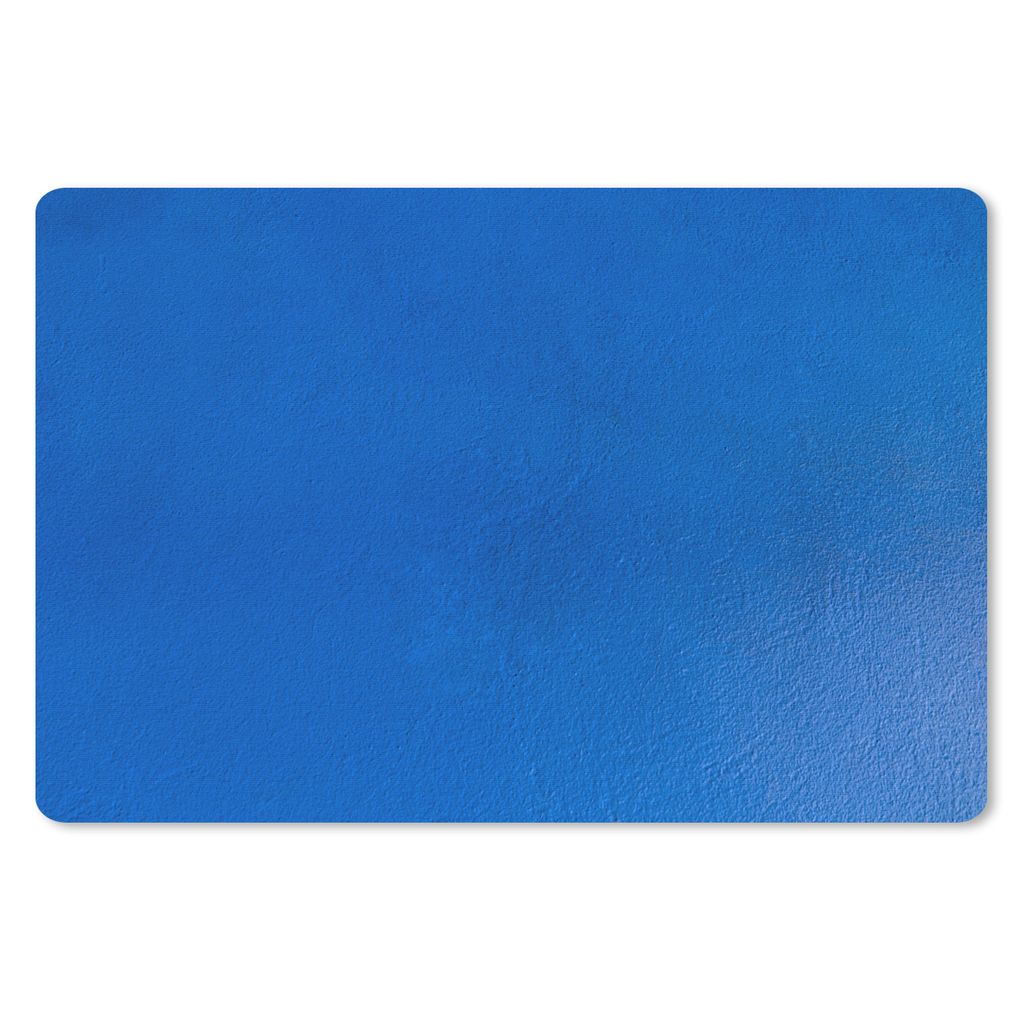 MuchoWow Mauspad Mousepad Wand - Farbe - Blau 27x18 cm - Mousepads - Maus Mat - Pad - Mausunterlage - Büroartikel - Desk Matten