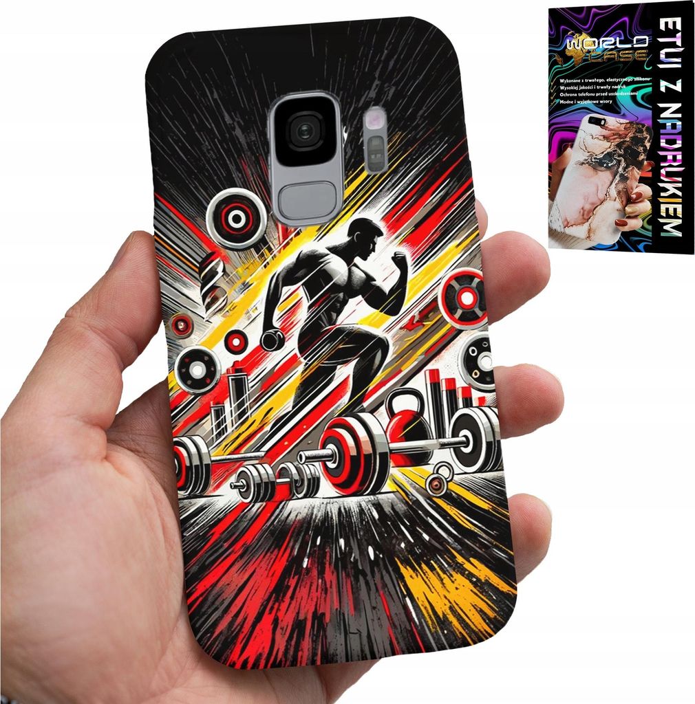 Fall Für Samsung Galaxy S9 - Fitnessstudio Bodybuilding Hanteln Fitness