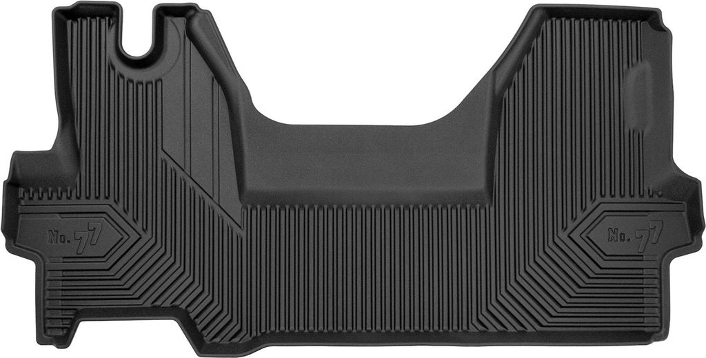 Fußmatten Gummimatten No.77 für Iveco Daily IV 2014-2025 TPE Schwarz 1 teile