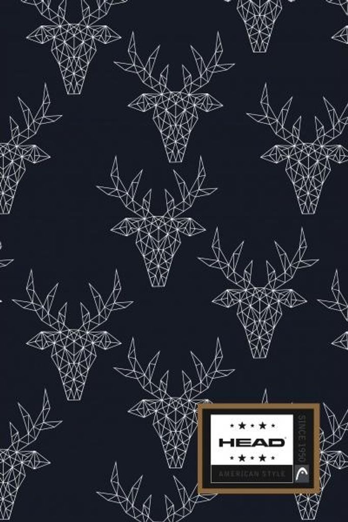 Notizblock B5 HEAD Deer, HD-168, 160 Blatt, quadratisch (5x5mm)