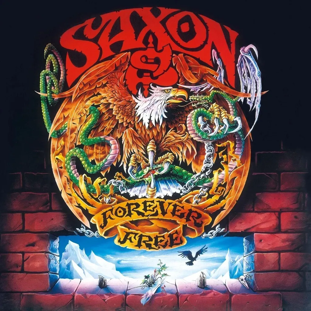 Saxon Forever Free Vinyle Blanc 180g Numéroté Édition Collector Limitée