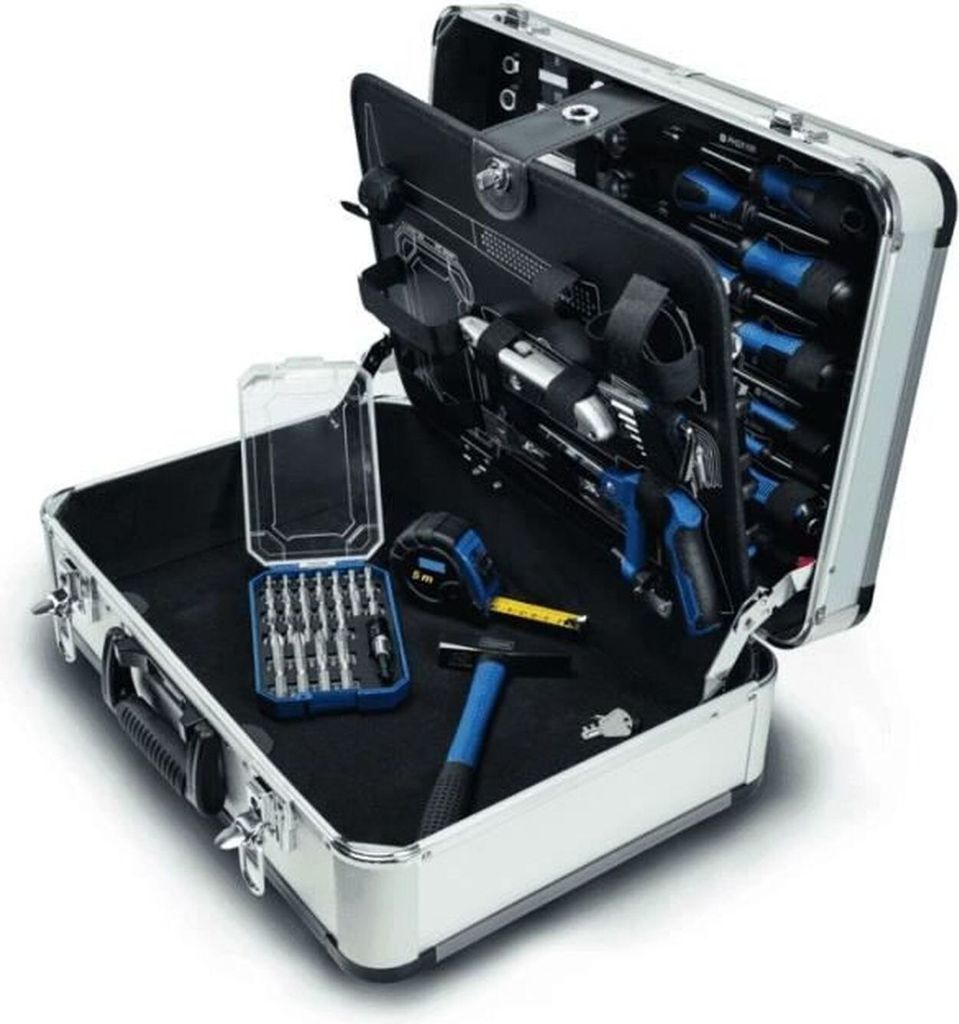 Scheppach TB150 Mallette à outils en aluminium remplie 101 Image du produit 