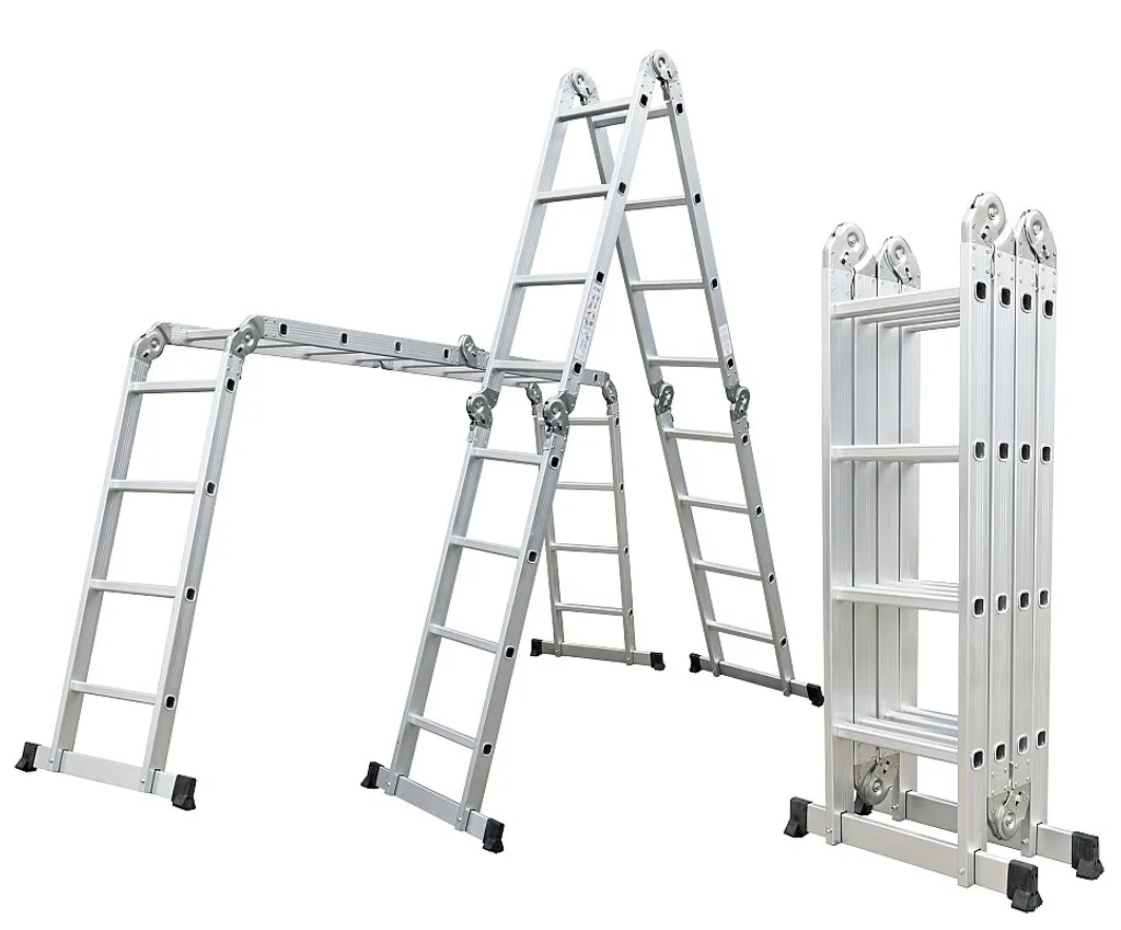 Échelle transformable 4,6m pour travaux de façade et entretien de maison