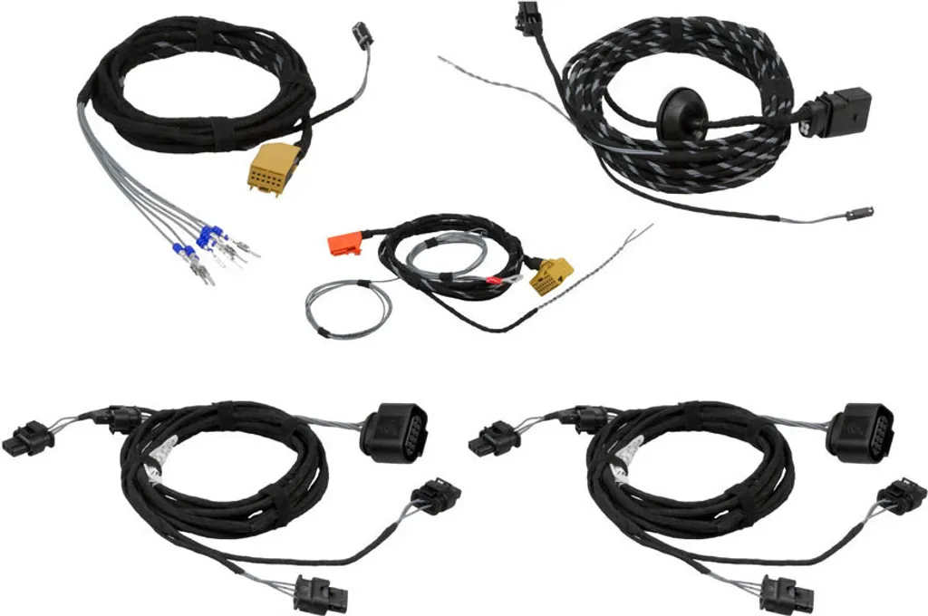 Faisceau de câbles pour installation radars de recul VW avec OPS Kufatec