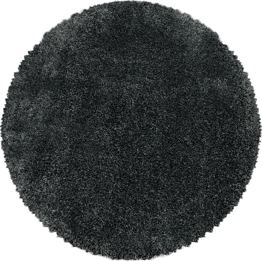 Ayyildiz | Hochflor Teppich Shaggy - Super Weich Kuschelig - Schlafzimmer - grau - 160x160 cm