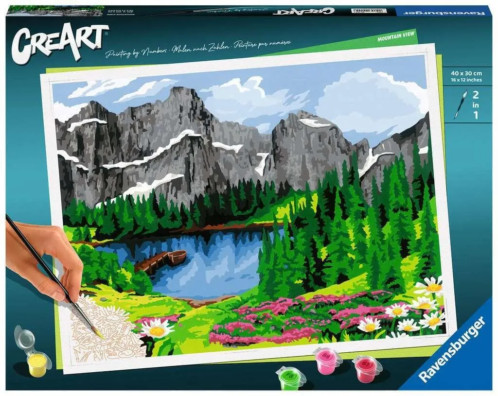 Puzzle 1000 Pièces Paysage Alpin Ravensburger 20155 Vue sur la Montagne