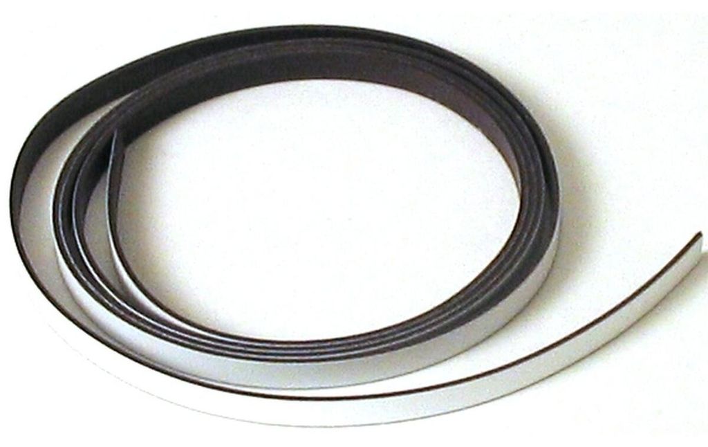 Magnetisches Band 1000x5mmx1mm weiß Produktbild 