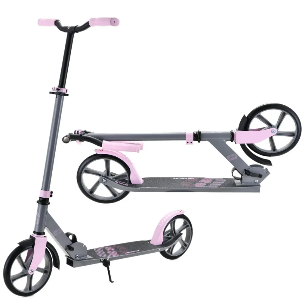 Trottinette urbaine grandes roues 200mm Enero Good Girls Team rose/noir